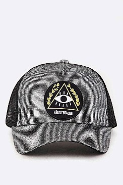 Iconic Eye Patch Glitter Cap LA-EMH0937Z