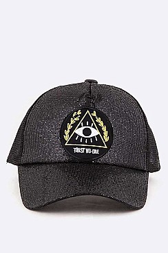 Iconic Eye Patch Glitter Cap LA-EMH0937Z
