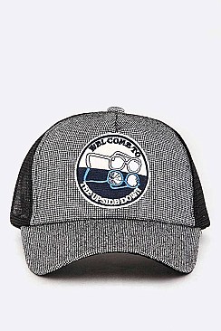 The Upside Down Patch Glitter Cap LA-EMH0939N