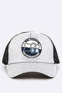 The Upside Down Patch Glitter Cap LA-EMH0939N