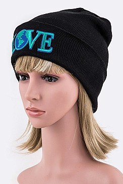 Trendy LOVE Planet Iconic Beanie LA-MKH3502V