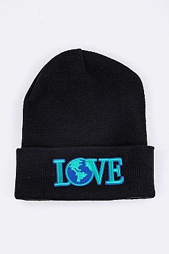 Trendy LOVE Planet Iconic Beanie LA-MKH3502V