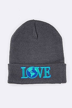 Trendy LOVE Planet Iconic Beanie LA-MKH3502V