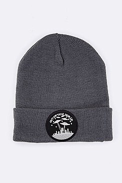 Trendy Out Of This World Iconic Patch Beanie LA-MKH3512D