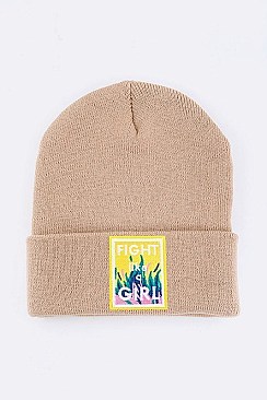 Chic Fight Like A Girl Iconic Beanie LA-MKH3507R