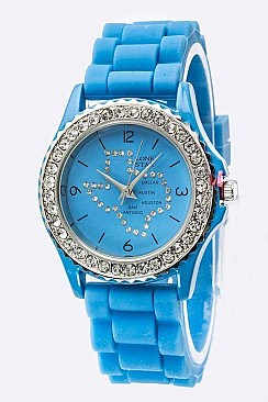 Stylish Texas Map Crystal Fahion Watch LA-257TX