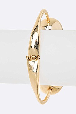 Double Ball Iconic Hinge Bangle