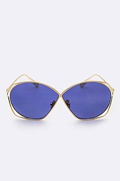 Pack of 12 Pieces Iconic Rim Fashion Sunglasses LA113-POP8062