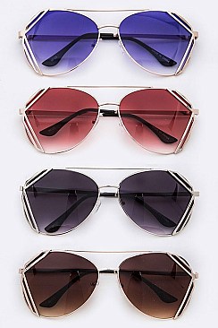 Pack of 12 Pieces Framed Iconic Statement Sunglasses