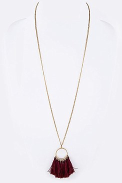 Tassel Pendant Necklace LA-CN4145
