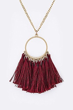 Tassel Pendant Necklace LA-CN4145