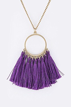 Tassel Pendant Necklace LA-CN4145