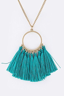 Tassel Pendant Necklace LA-CN4145