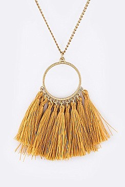 Tassel Pendant Necklace LA-CN4145