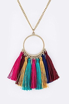 Tassel Pendant Necklace LA-CN4145