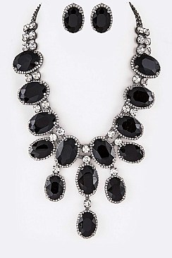 Fabulous Crystal Statement Necklace Set