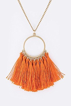 Tassel Pendant Necklace LA-CN4145