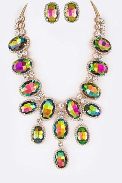 Fabulous Crystal Statement Necklace Set