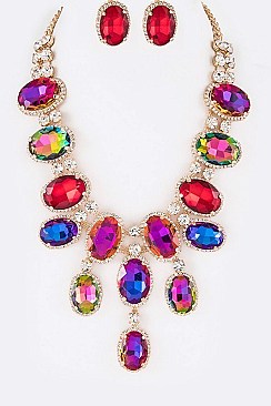 Fabulous Crystal Statement Necklace Set