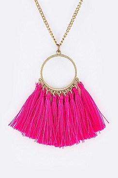Tassel Pendant Necklace LA-CN4145