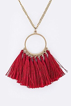 Tassel Pendant Necklace LA-CN4145