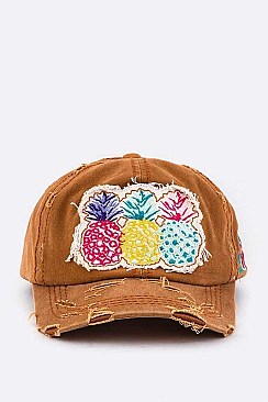 Pineapples Patch Cotton Cap LA-T13PIN01