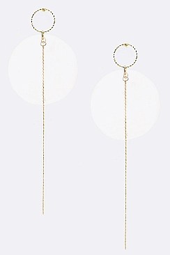 TASSEL CHAIN DROP EARRINGS