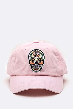 Sugar Skull Patch Cotton Cap LA-EMH0907