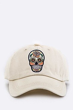Sugar Skull Patch Cotton Cap LA-EMH0907