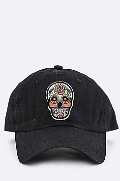 Sugar Skull Patch Cotton Cap LA-EMH0907