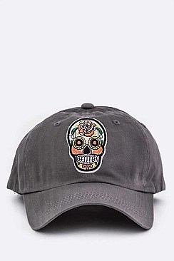 Sugar Skull Patch Cotton Cap LA-EMH0907