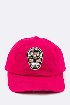 Sugar Skull Patch Cotton Cap LA-EMH0907
