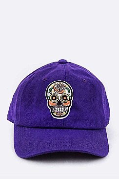 Sugar Skull Patch Cotton Cap LA-EMH0907