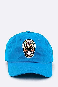 Sugar Skull Patch Cotton Cap LA-EMH0907