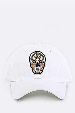 Sugar Skull Patch Cotton Cap LA-EMH0907