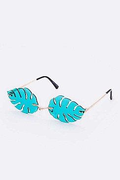 Pack of 12 Palm Leaf Cutout Iconic Sunglasses