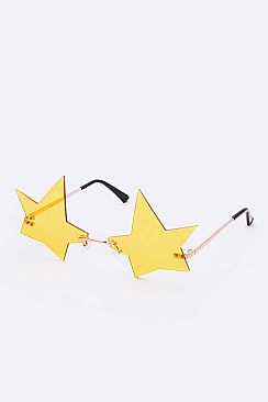 Pack of 12 ICONIC Star Cutout Sunglasses