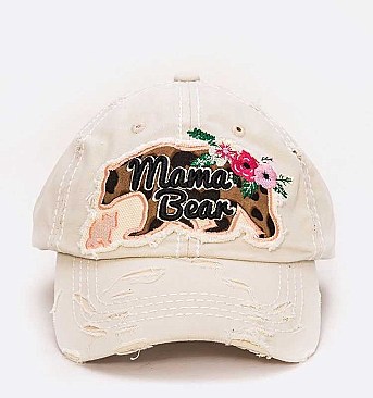 Mama Bear Vintage Cotton Cap