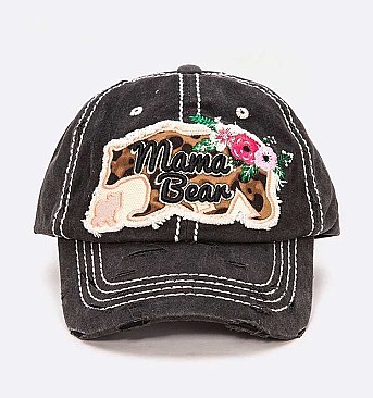 Mama Bear Vintage Cotton Cap