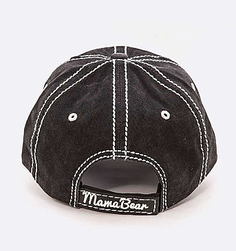 Mama Bear Vintage Cotton Cap
