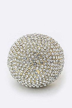 Stunning Crystal Ball Stretch Ring LARB2077