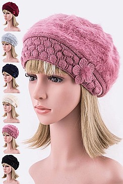 Pack of 12 pieces Angora Soft Winter Hat LA-HT753