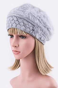 Pack of 12 pieces Angora Soft Winter Hat LA-HT753