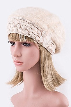 Pack of 12 pieces Angora Soft Winter Hat LA-HT753