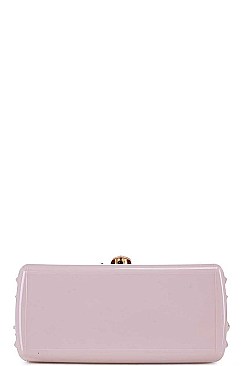 MODERN STUDDED TENDER JELLY CROSS BODY BAG