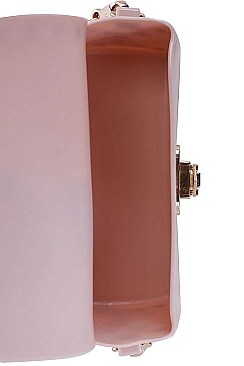 MODERN STUDDED TENDER JELLY CROSS BODY BAG