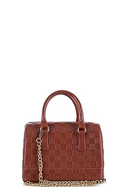 BOSTON SHOULDER BAG WITH CHAIN