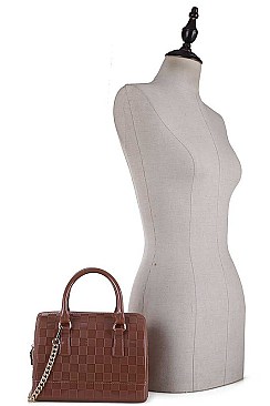 BOSTON SHOULDER BAG WITH CHAIN