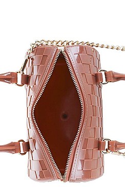 BOSTON SHOULDER BAG WITH CHAIN