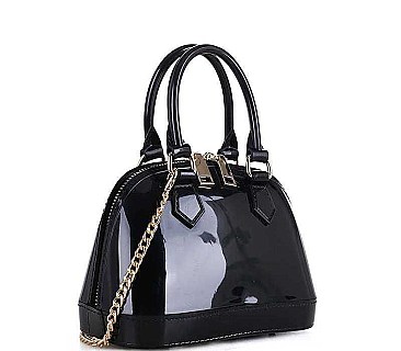 JELLY DOME SATCHEL CROSSBODY BAG
